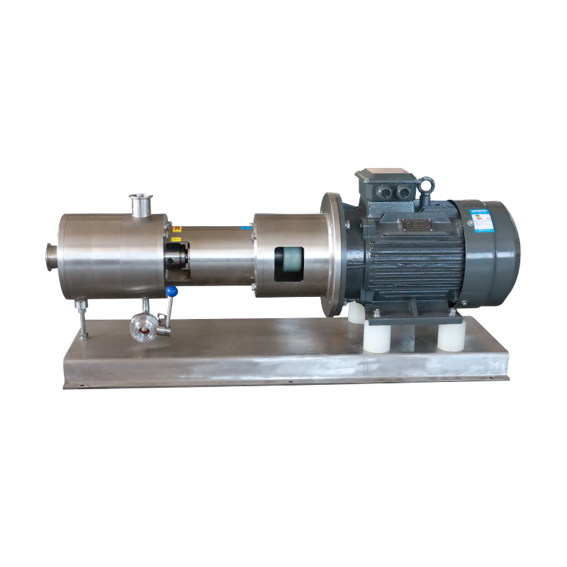 Three stage emulsification pump