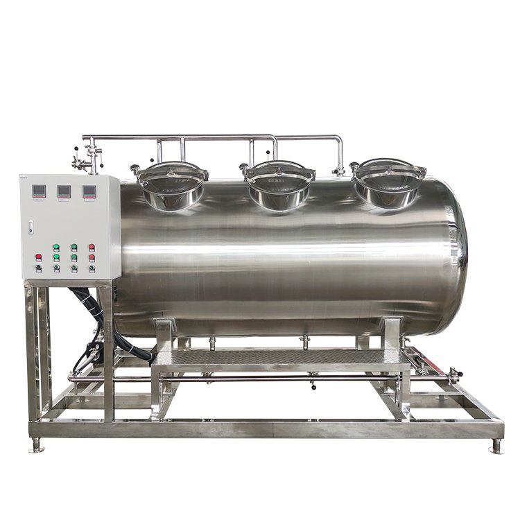 Semi automatic CIP cleaning tank