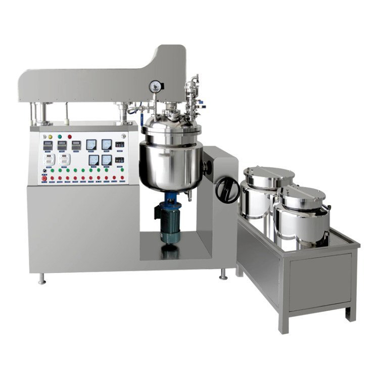 Lift type homogeneous emulsification machine