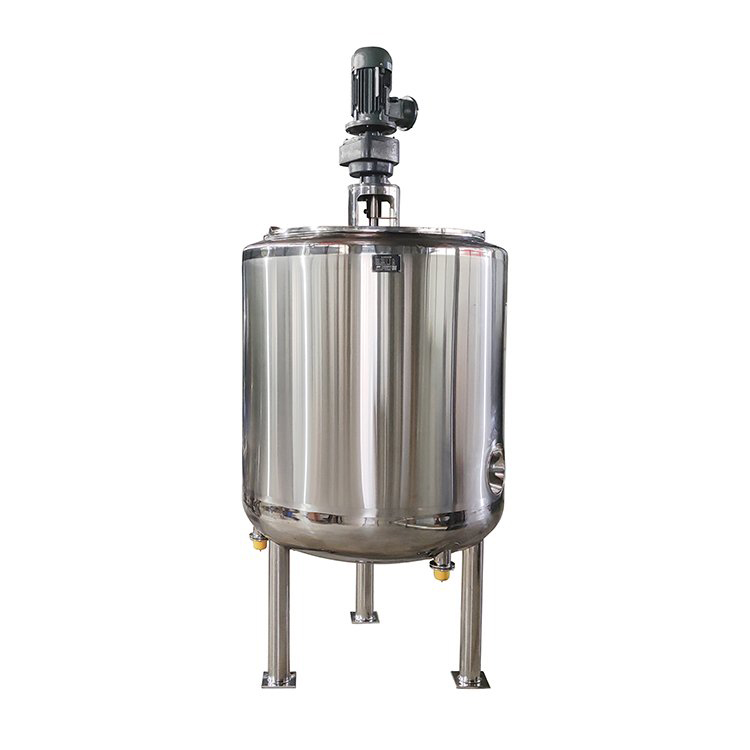 Flat open electric heating mixing tank