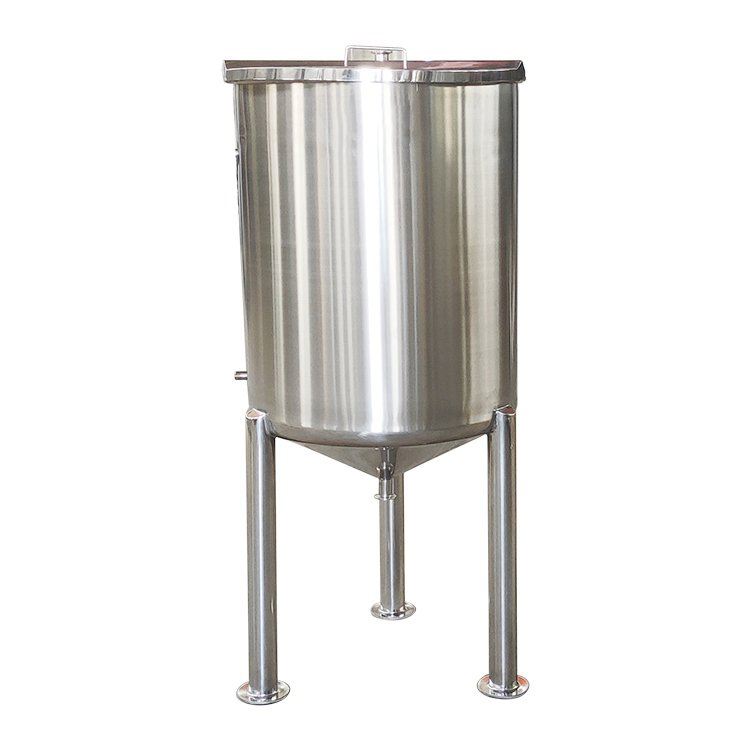 Single layer stainless steel storage bucket